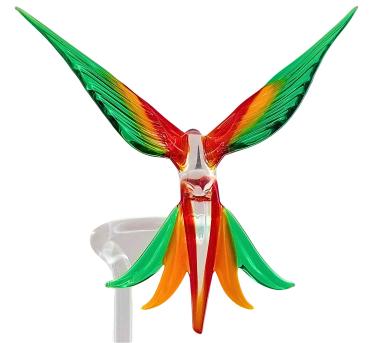 Preview: Orchideenstab - Kolibri (normale Ausführung/rot-gelb-grün)